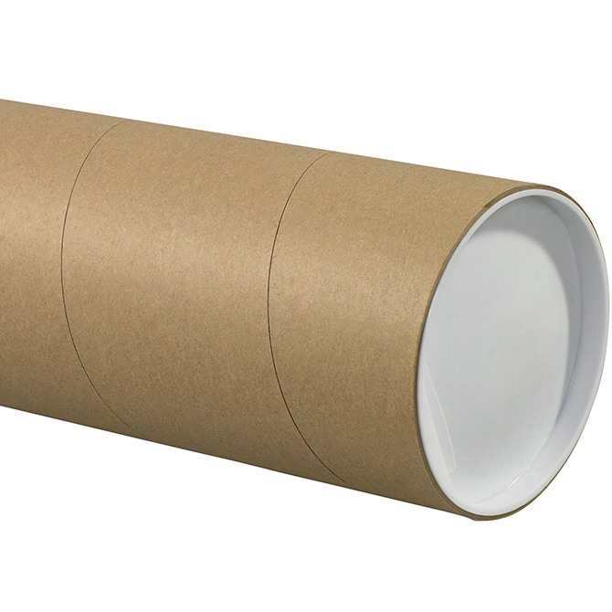 5 X 26", .125" Thick, Kraft, Mailing Tubes, 15/Case