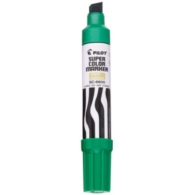 Pilot Sc-6600 Jumbo Permanent Marker - Green, 12 Markers/Box