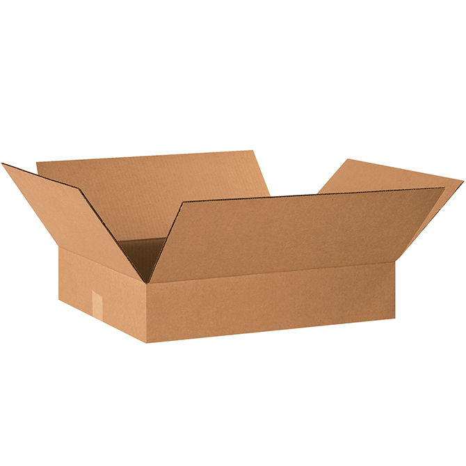 20 X 16 X 4" ECT-32 RSC Corrugated Box, 25 Boxes/Bundle