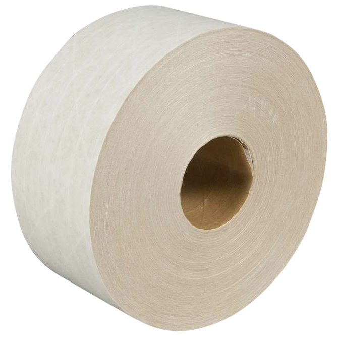 Central 160 Kraft Paper Gummed Tape - 3" X 600 FT., White, 10 Rolls/Case
