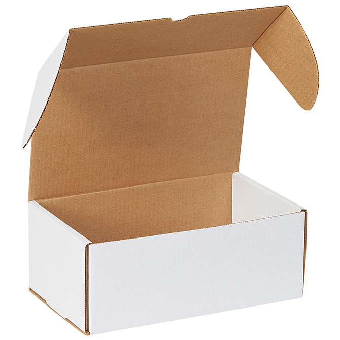 11.75 X 7.25 X 4.75" White Outside Tuck Mailer, 25 Mailers/Bundle