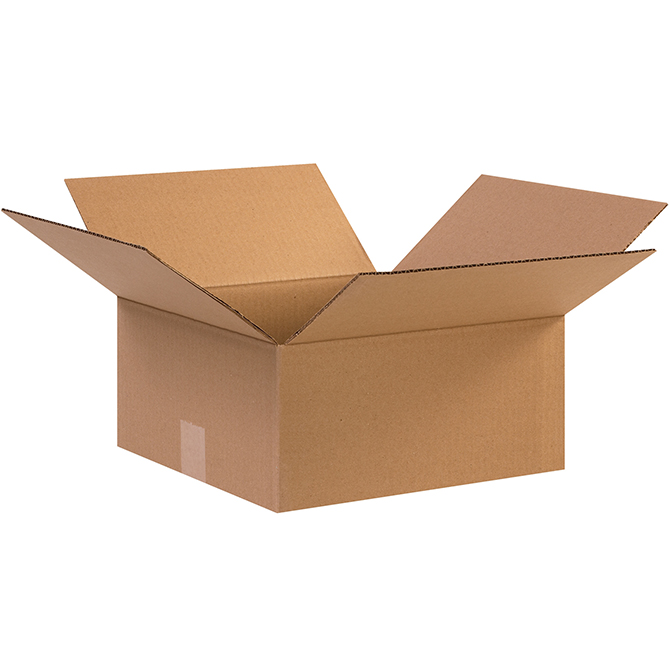 12.5 X 12.5 X 6" ECT-32 RSC Corrugated Box, 25 Boxes/Bundle