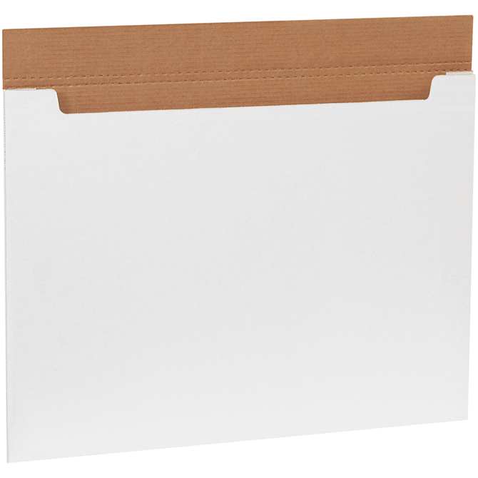 30 X 22.5 X.25" White Jumbo Fold-Over Mailer, 20 Mailers/Bundle