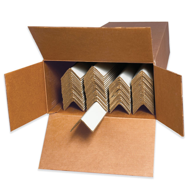 2 X 2 X 84" Edge Board Protectors - .100" Thick, Kraft, 2250/Skid