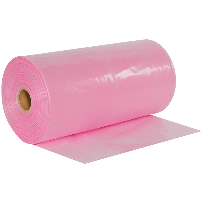 24" X 1075 FT. - 4 MIL Poly Tubing, Anti-Static