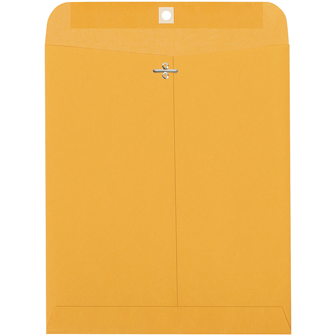 10" X 12" Clasp Envelopes, Kraft, 500/Case