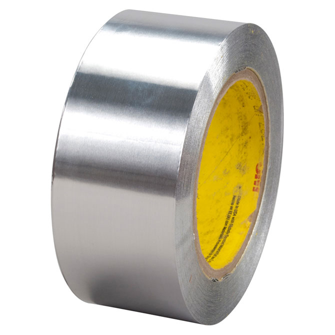 3M 34383 Aluminum Foil Tape - 1" X 60 Yds., 36 Rolls/Case