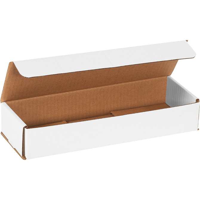 12 X 4 X 2" White Corrugated Mailer, 50 Mailers/Bundle