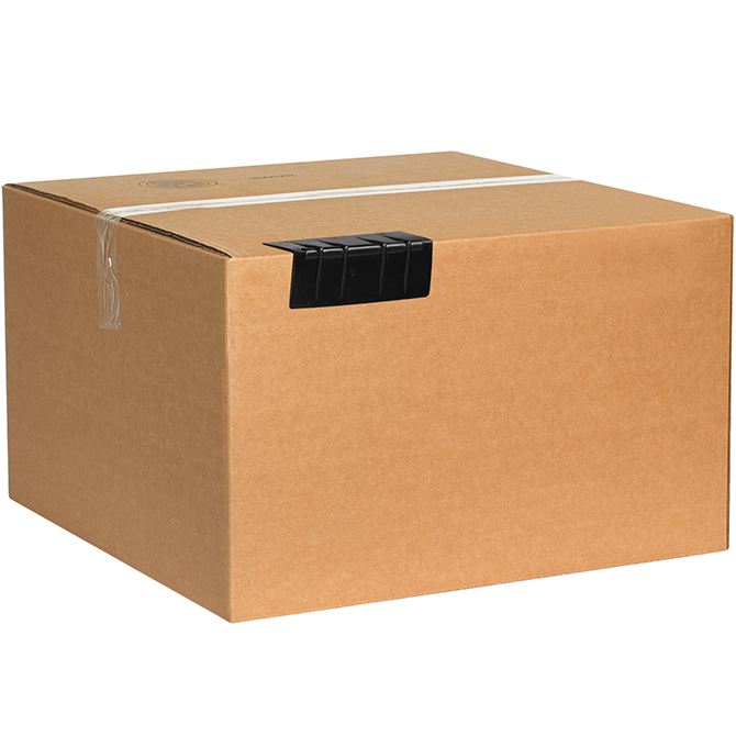 Plastic Strap Guards / Edge Protectors - 1.875 X 2", Black Plastic, 1000/Case