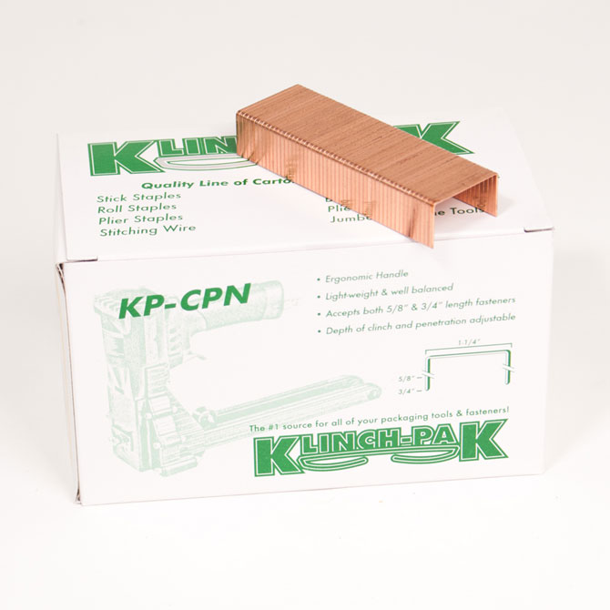 Klinch-Pak K-C3/4 Carton Staple - 1-1/4" C Crown, 3/4" Leg, 2000/Box
