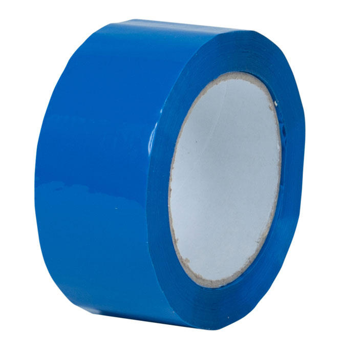 PB2A Carton Sealing Tape - 2" X 110 Yds., 2 MIL, Acrylic, Blue, 36 Rolls/Case