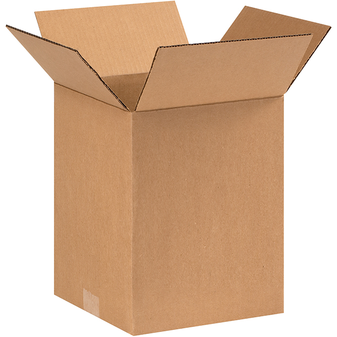 9 X 9 X 11" ECT-32 RSC Corrugated Box, 25 Boxes/Bundle