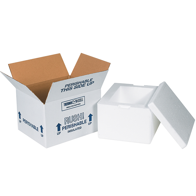 8 X 6 X 4.25" Printed Cooler Box, 12 Each/Pack