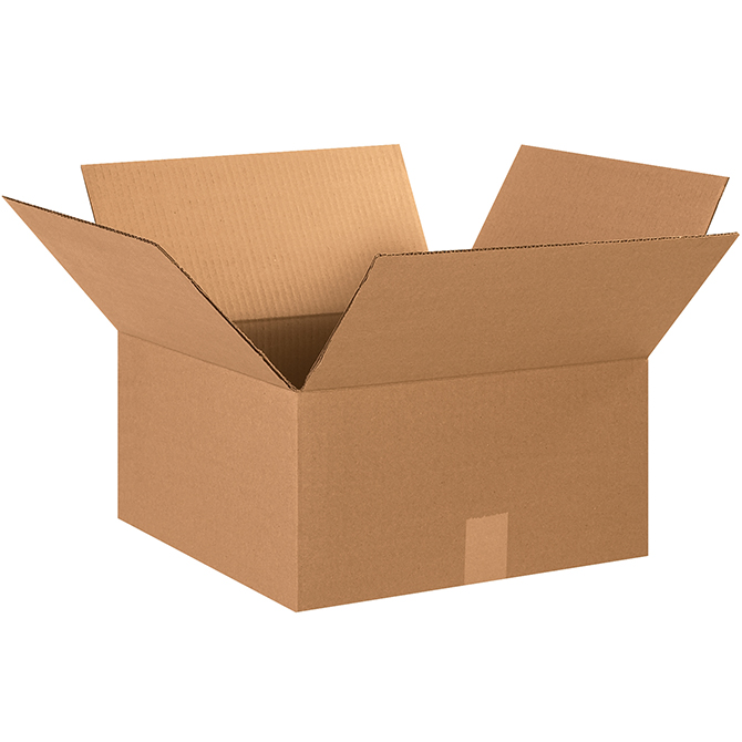 15 X 15 X 8" ECT-32 RSC Corrugated Box, 25 Boxes/Bundle