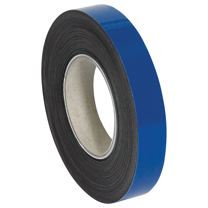 1" X 50' - Warehouse Labels - Magnetic Roll, Blue