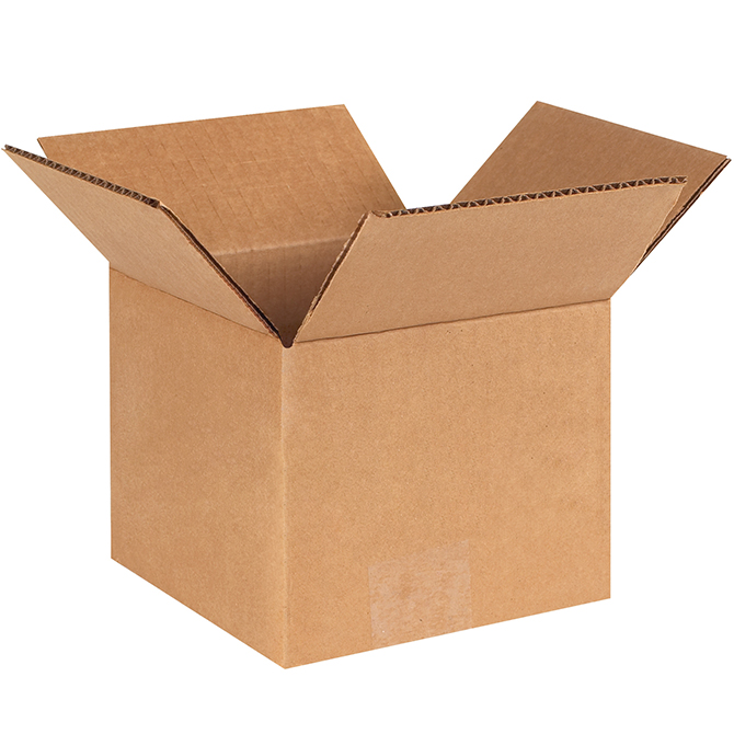 6 X 6 X 5" ECT-32 RSC Corrugated Box, 25 Boxes/Bundle