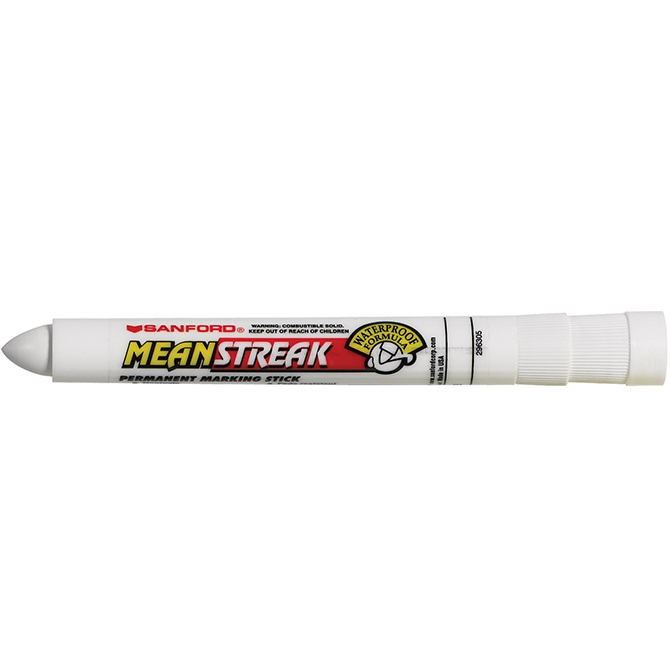 White Mean Streak® "Paint IN A Tube" Markers, 12/Case