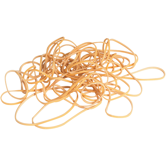 #19 Rubber Bands - 1/16" X 3.5", 1240 Bands/Box, 10 Boxes/Case