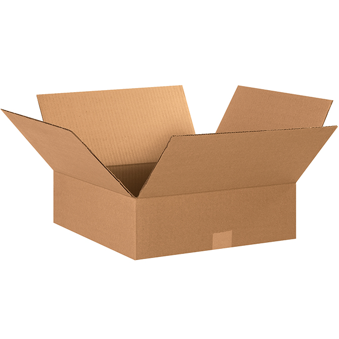15" X 15" X 5" ECT-32 RSC Corrugated Box, 25 Boxes/Bundle