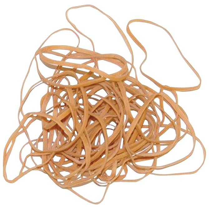 #33 Rubber Bands - 1/8" X 3.5", 640 Bands/Box, 10 Boxes/Case