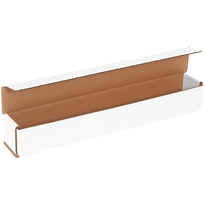 15 X 2 X 2" White Corrugated Mailer, 50 Mailers/Bundle