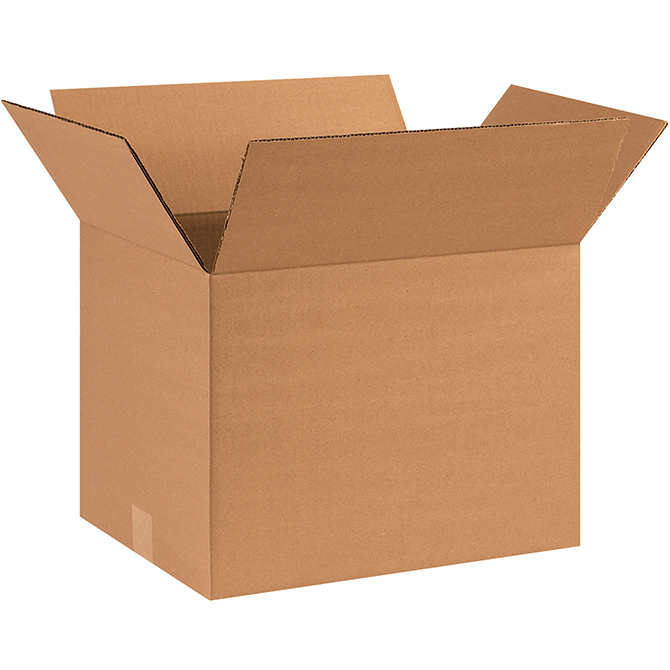 16 X 12 X 12" ECT-32 RSC Corrugated Box, 25 Boxes/Bundle