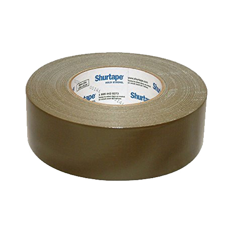 Shurtape PC618 Duct Tape - 2" X 60 Yds., Olive Drab, 24 Rolls/Case