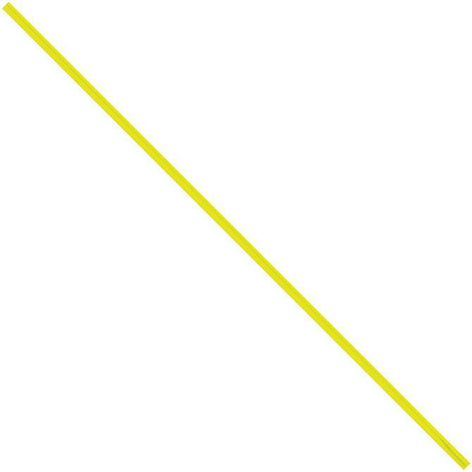10&QUOT; Plastic Pre-Cut Twist Ties, Yellow, 2000/CASE
