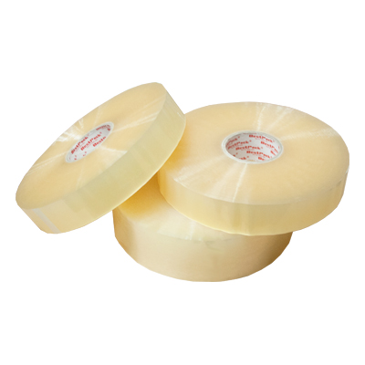 BestPack BG20 Machine Length Carton Sealing Tape - 3" X 1000 Yds., 2 MIL, Acrylic, Clear, 4 Rolls/Case