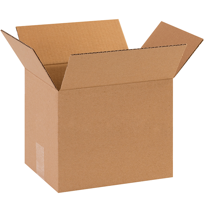 10 X 8 X 8" ECT-32 RSC Corrugated Box, 25 Boxes/Bundle