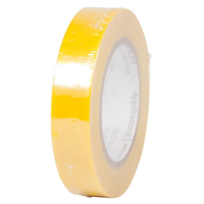 Polysil S5513 Yellow Polyester Splicing Tape - 2" X 72 Yds., 24 Rolls/Case