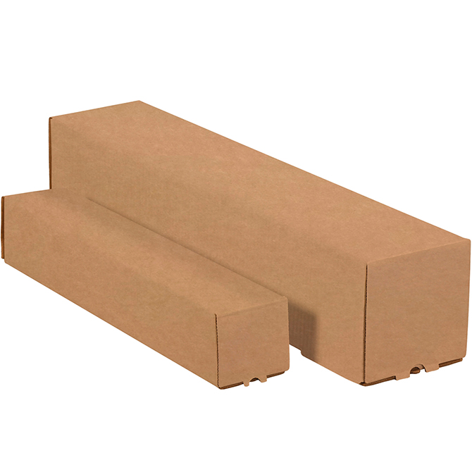 5 X 5 X 37" Square Mailing Tubes, Kraft, 25/Case