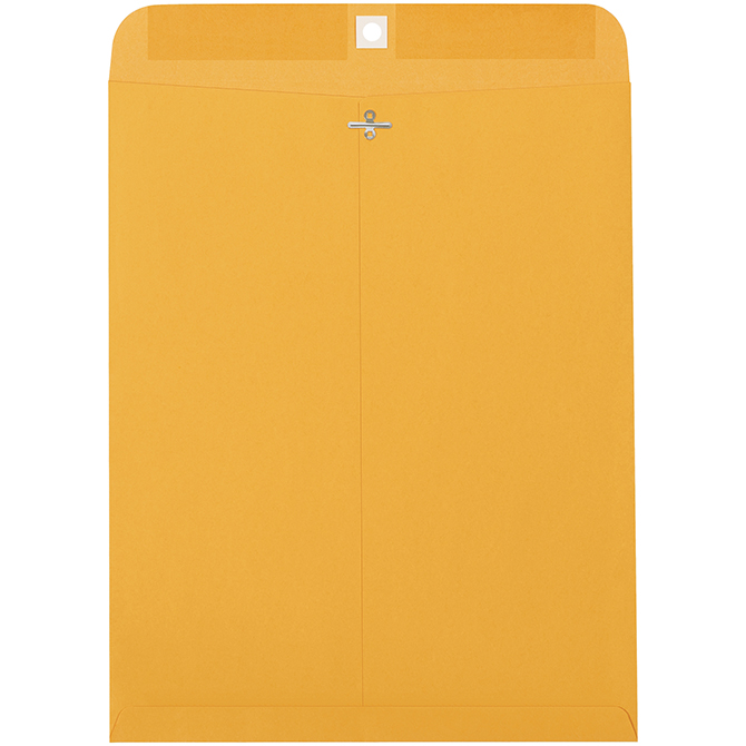 12" X 15.5" Clasp Envelopes, Kraft, 500/Case