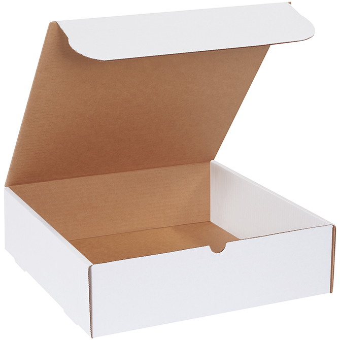 14 X 14 X 4" White Literature Mailer, 50 Mailers/Bundle