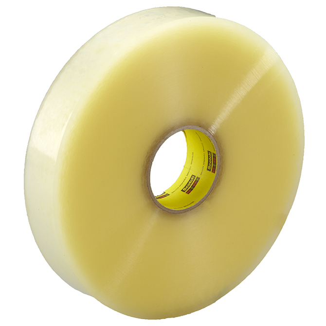 3M 311+ Carton Sealing Tape - 2" X 1000 Yds. , 2.05 MIL, Acrylic, Clear, 6 Rolls/Case
