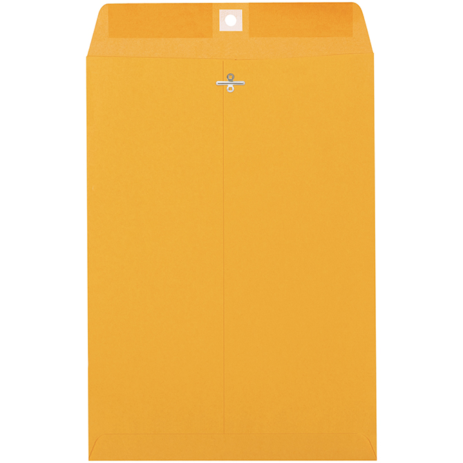 10" X 15" Clasp Envelopes, Kraft, 500/Case