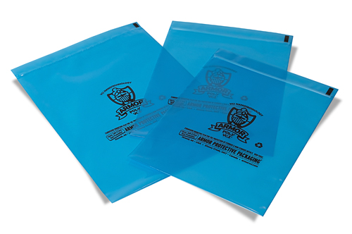 18 X 24" Vci Zip Closure Bag - 4 MIL, Blue, 250/Case