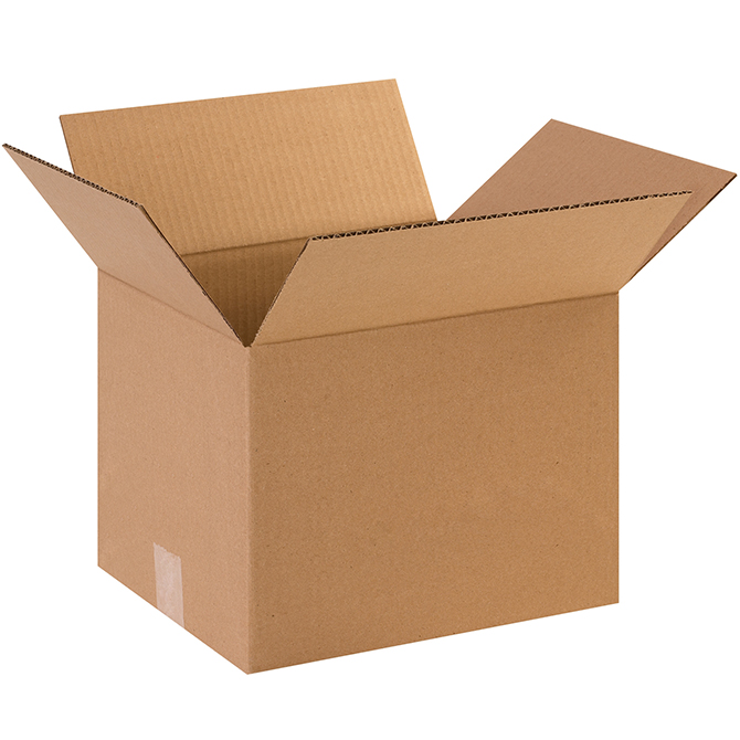 12 X 10 X 9" ECT-32 RSC Corrugated Box, 25 Boxes/Bundle