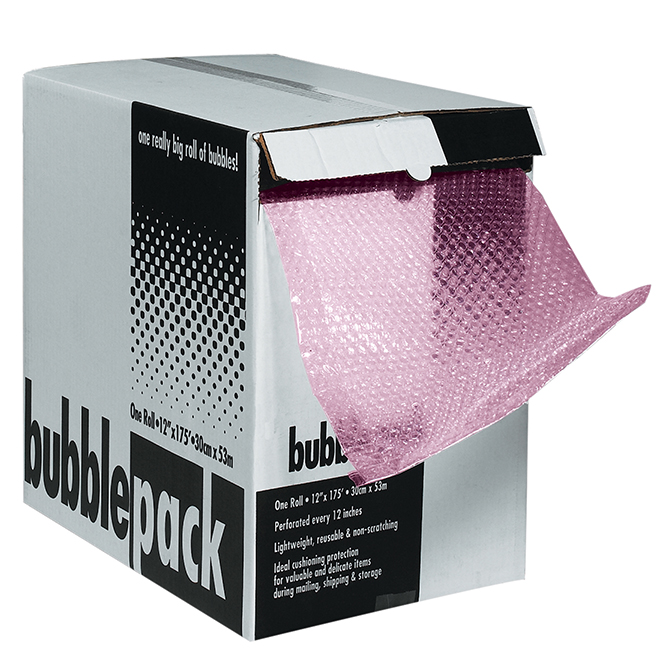 1/2" - 12" X 50 FT. - Air Bubble Dispenser Pack, Anti-Static