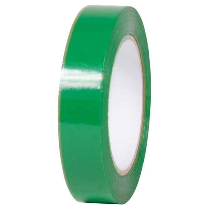 PB2A Carton Sealing Tape - 1" X 110 Yds., 2 MIL, Acrylic, Green, 72 Rolls/Case