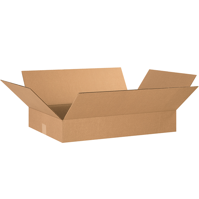 24 X 16 X 4" ECT-32 RSC Corrugated Box, 25 Boxes/Bundle