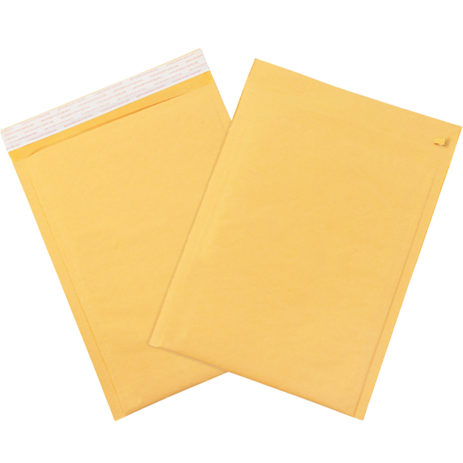 #5 - 10.5 X 16" Self-Seal Bubble-Lined Mailers W/Tear Strip, Kraft, 100/Case