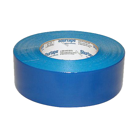 Shurtape PC618 Duct Tape - 2" X 60 Yds., Blue, 24 Rolls/Case