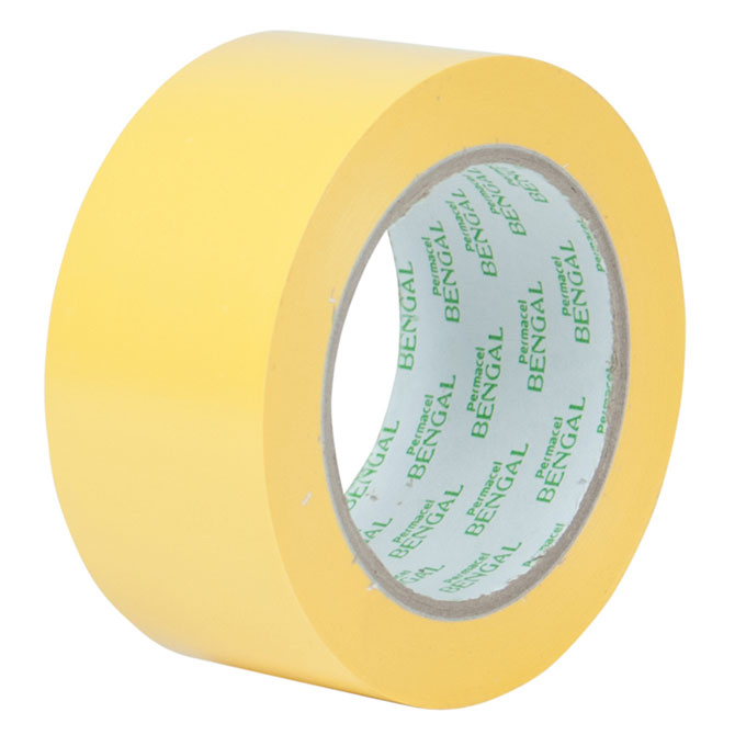 Achem ST419 Color Vinyl Tape - 1/2" X 36 Yds., Yellow, 72 Rolls/Case