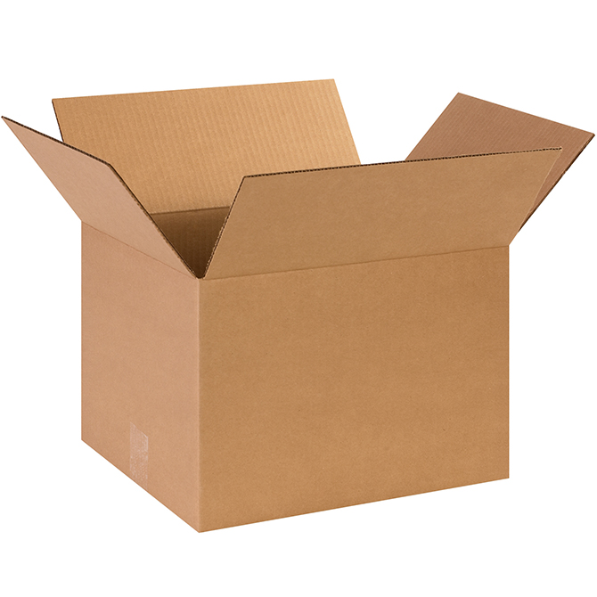 14 X 12 X 10" ECT-32 RSC Corrugated Box, 25 Boxes/Bundle