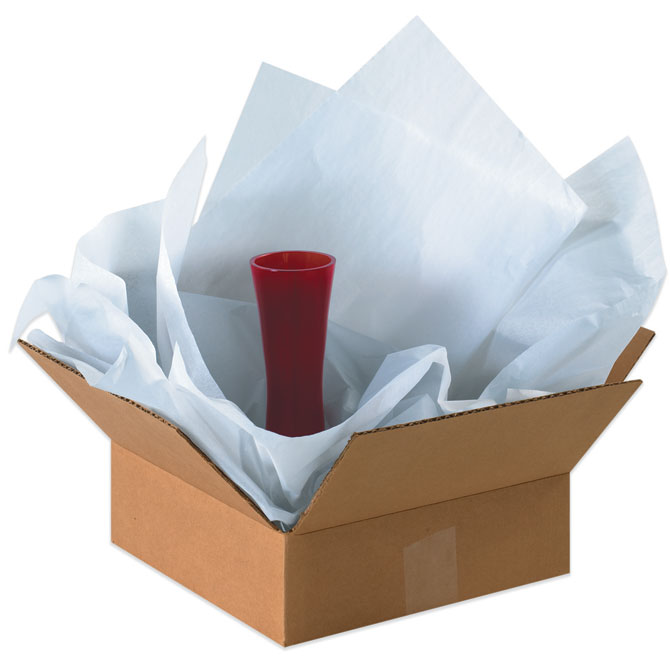 15 X 20" - White Tissue Paper, 480 Sheets/Ream, 20 Reams/Case