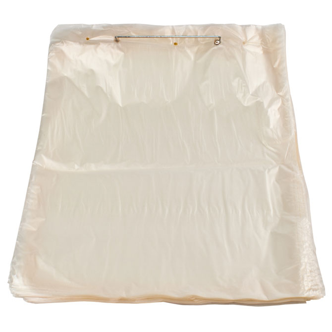 15 X 32" + 2.5" Lip Wicketed Poly Bags, .0008 MIL, High Density, 125/Wicket, 750/Case
