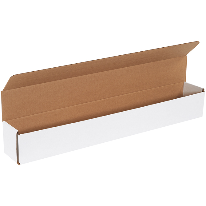 30 X 4 X 4" White Corrugated Mailer, 50 Mailers/Bundle