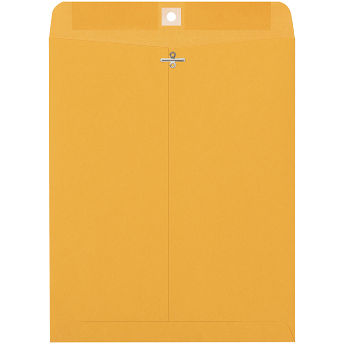 10" X 13" Clasp Envelopes, Kraft, 500/Case