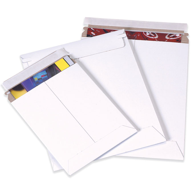 #4 - 9.75 X 12.25" Self-Seal Flat Mailer, White, 100/Case
